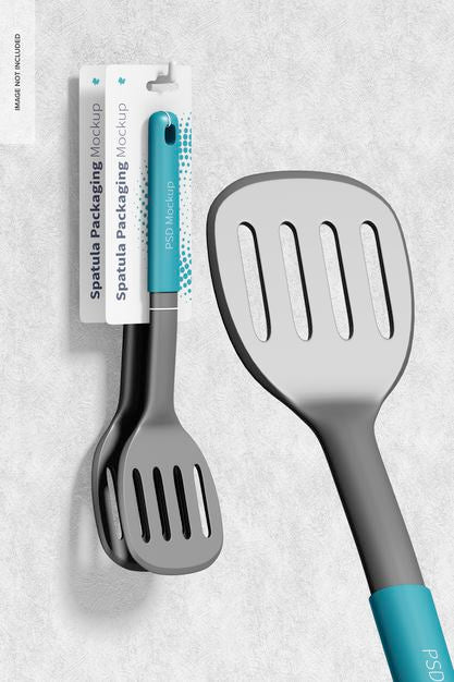 Free Cooking Spatula Packaging Set Mockup Psd