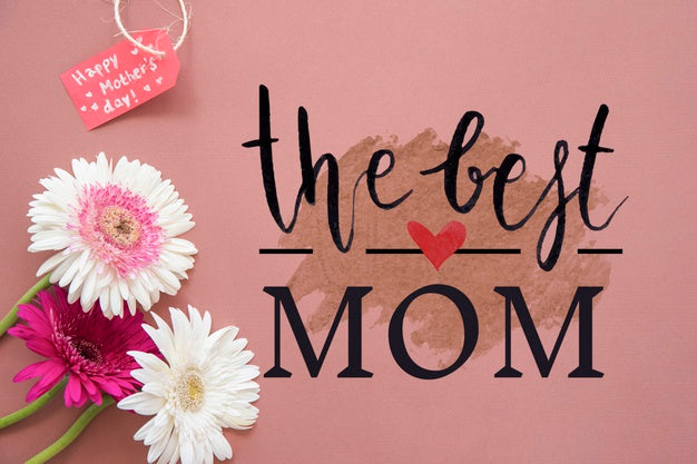 Free Copyspace Mockup With Flat Lay Mothers Day Composition Psd