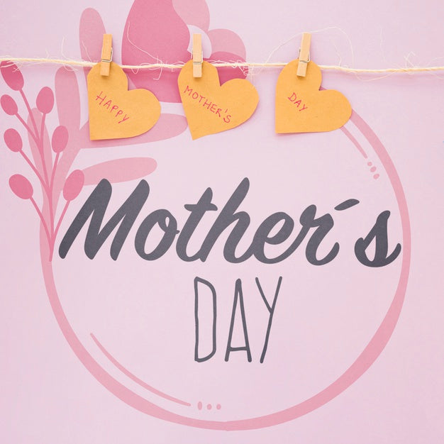 Free Copyspace Mockup With Flat Lay Mothers Day Composition Psd