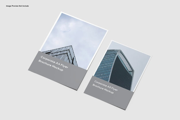 Free Corporate Flyer Mockup Psd
