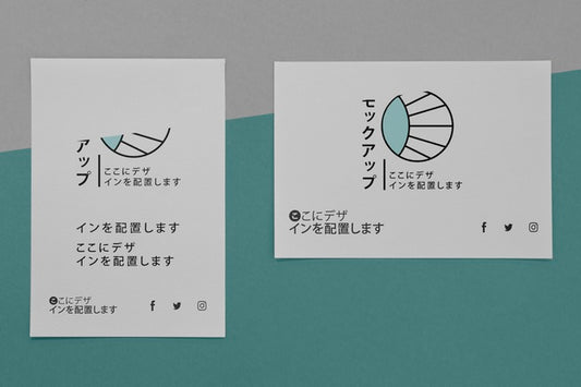 Free Corporate Japanese Business Documents Mock-Up Psd