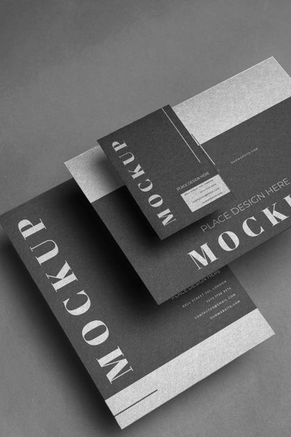 Free Corporation Stationery Mock-Up Composition Psd