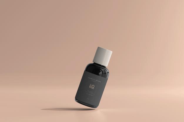 Free Cosmetic Bottle Mockup Psd