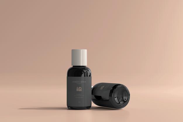 Free Cosmetic Bottle Mockup Psd