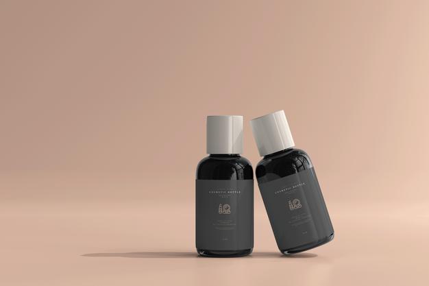 Free Cosmetic Bottle Mockup Psd