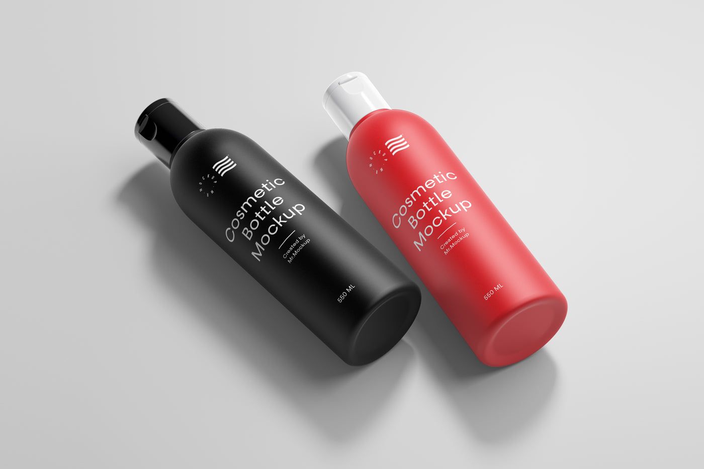 Free Cosmetic Bottle Mockups