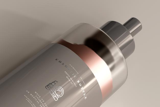 Free Cosmetic Cream Bottle Mockup Psd