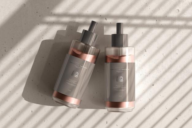 Free Cosmetic Cream Bottle Mockup Psd