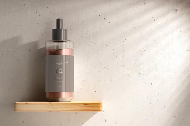 Free Cosmetic Cream Bottle Mockup Psd