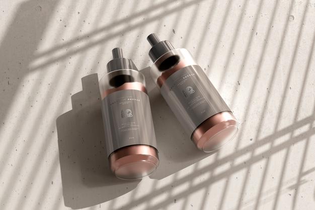 Free Cosmetic Cream Bottle Mockup Psd