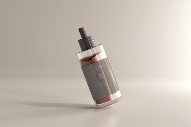 Free Cosmetic Cream Bottle Mockup Psd