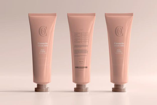 Free Cosmetic Cream Tube Mockup Psd