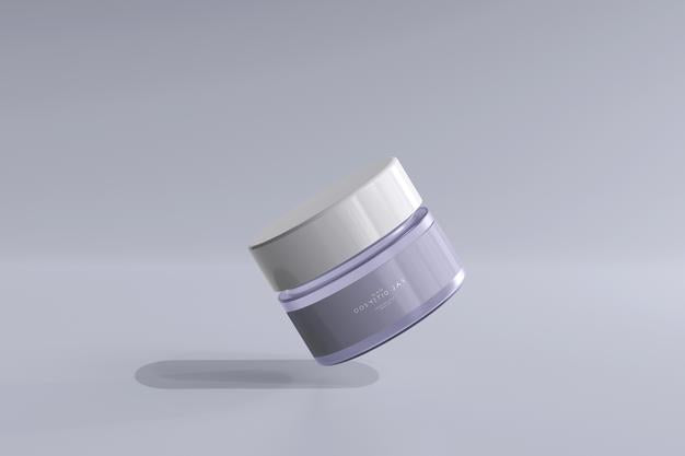 Free Cosmetic Jar Mockup Psd