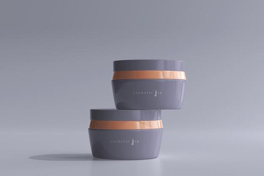 Free Cosmetic Jar Mockup Psd