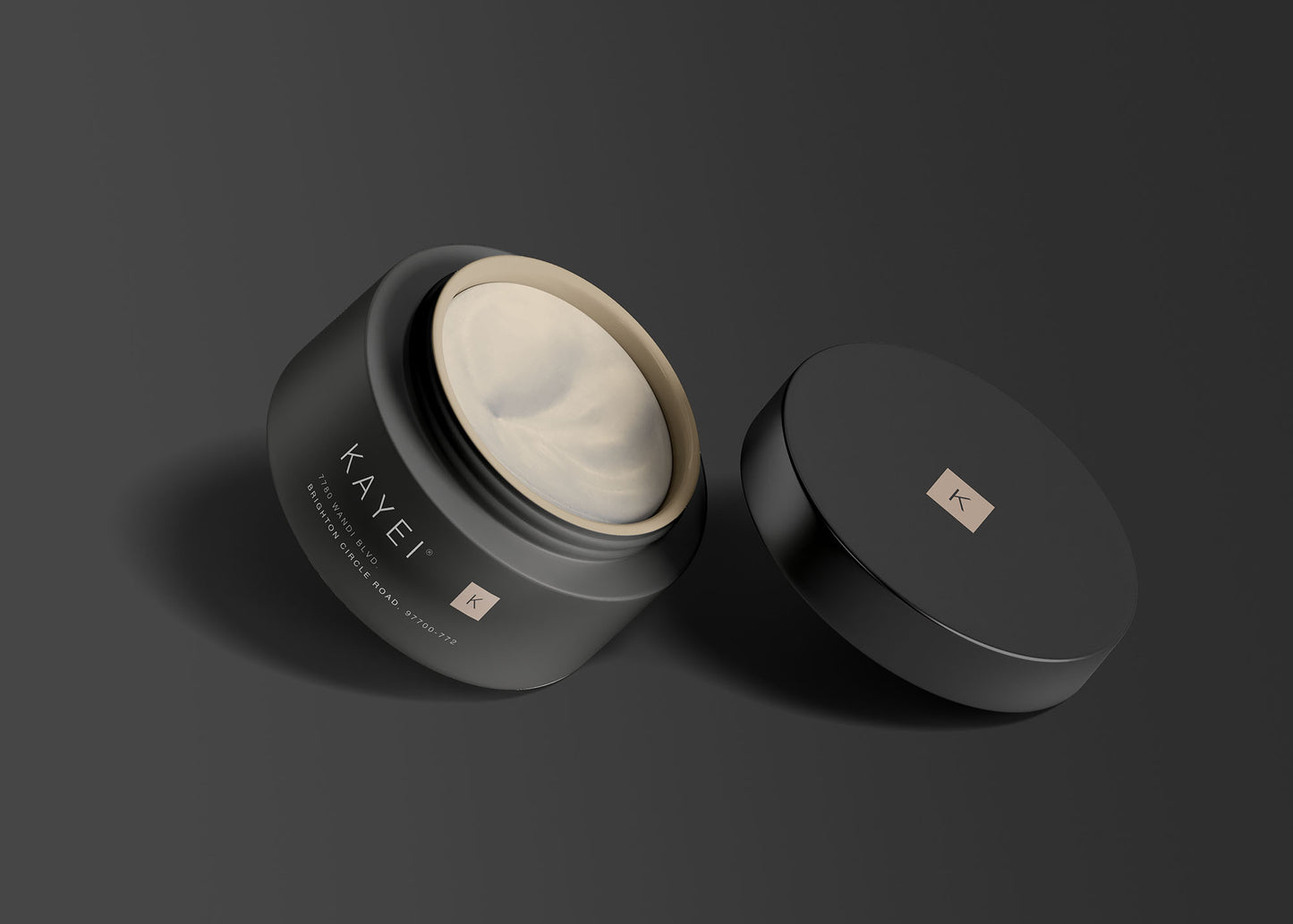 Free Cosmetic Jar Mockup