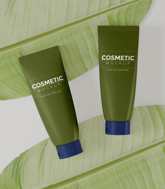 Free Cosmetic Packaging Mockup Psd