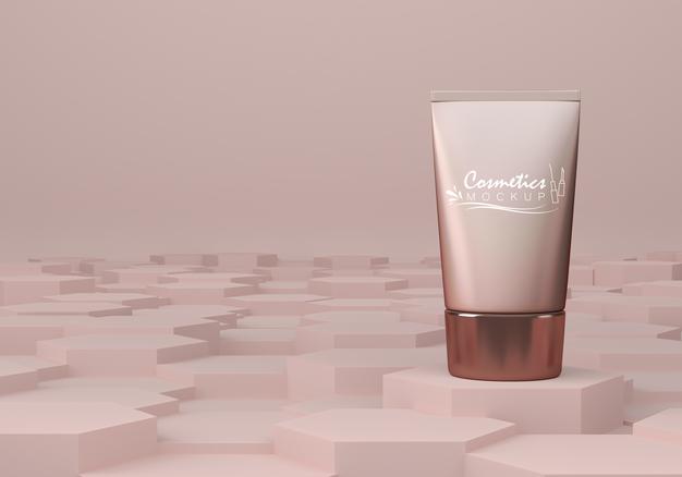 Free Cosmetic Product Packaging Mockup Psd