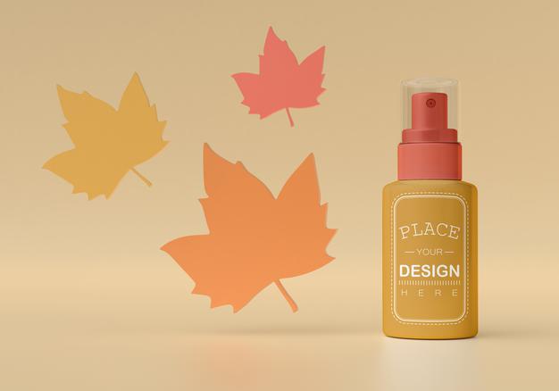 Free Cosmetic Product Packaging Mockup Psd