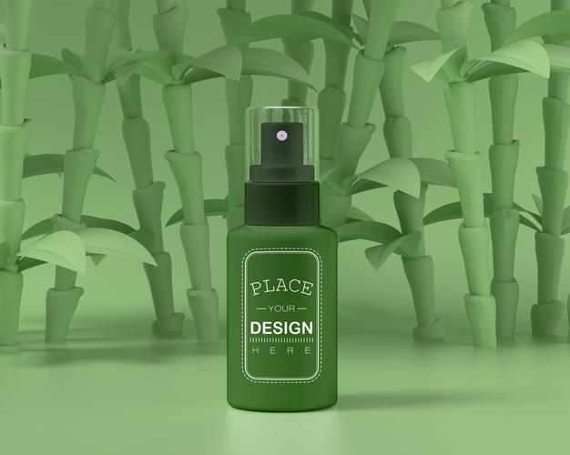 Free Cosmetic Product Packaging Mockup Psd