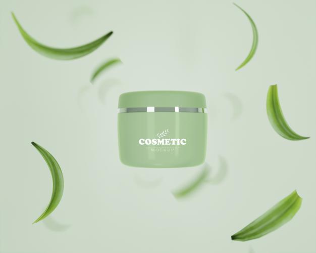 Free Cosmetic Products Assortment Mockup Psd