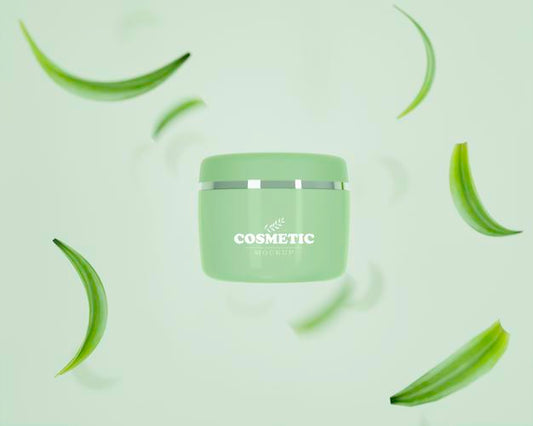 Free Cosmetic Products Assortment Mockup Psd