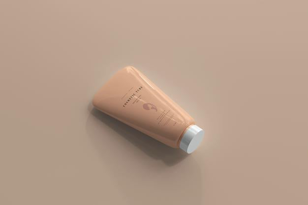 Free Cosmetic Tube Mockup Psd