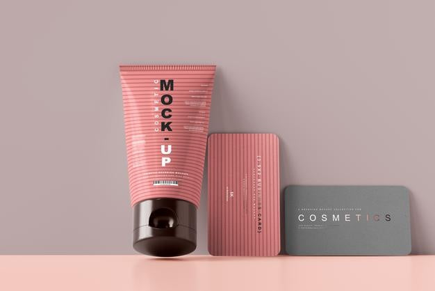 Free Cosmetic Tube Mockup Psd