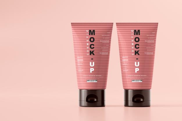 Free Cosmetic Tube Mockup Psd