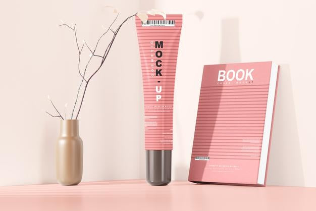 Free Cosmetic Tube Mockup Psd