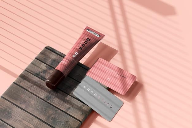 Free Cosmetic Tube Mockup Psd