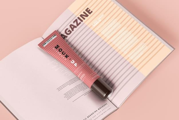 Free Cosmetic Tube Mockup Psd