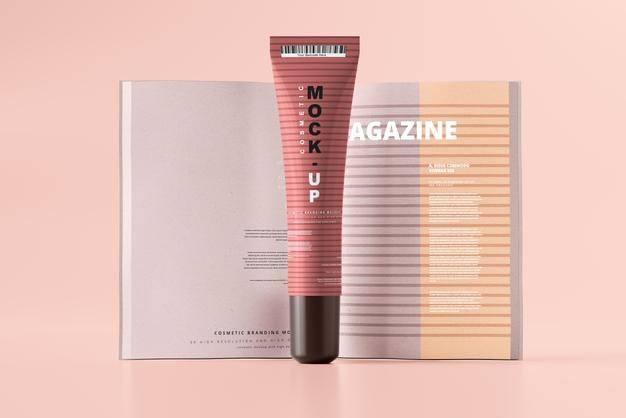 Free Cosmetic Tube Mockup Psd