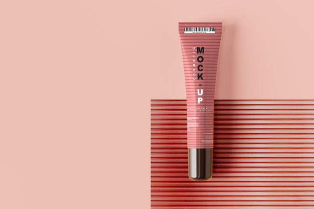 Free Cosmetic Tube Mockup Psd