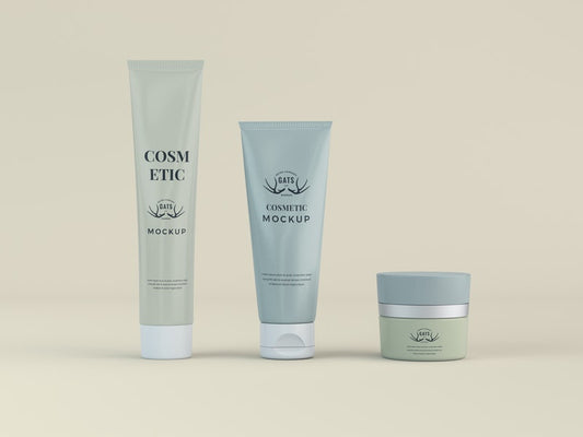 Free Cosmetic Tubes Mockup