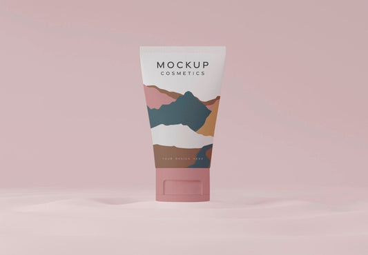 Free Cosmetics Container Mockup Psd