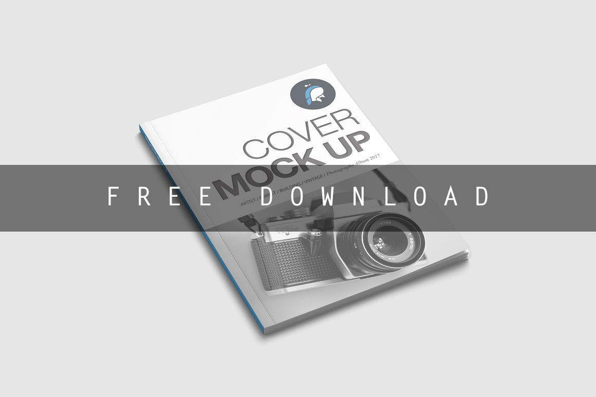 Free Cover Magazine Mockup