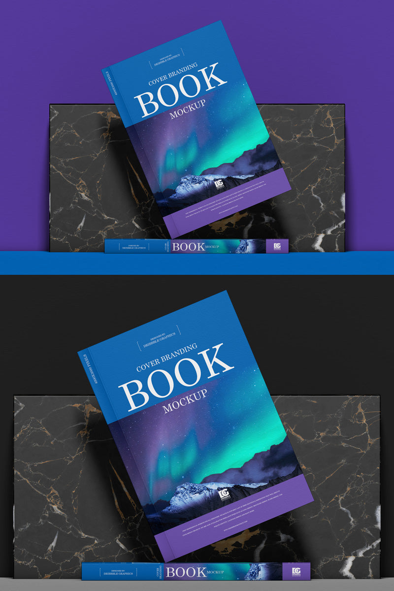 Free Cover Presentation Book Mockup