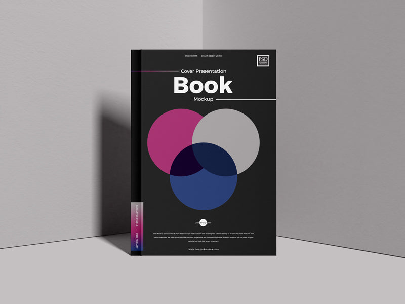 Free Cover Presentation Psd Book Mockup