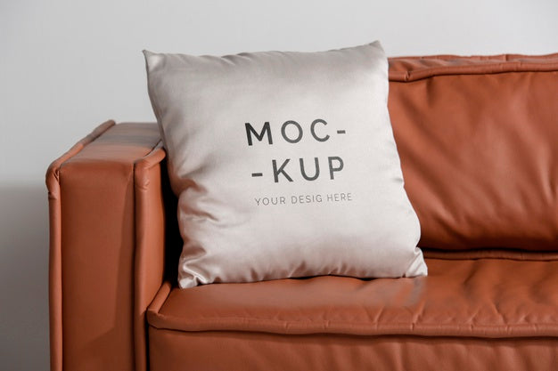 Free Cozy Cushion Fabric Mock-Up Psd