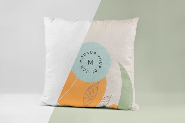 Free Cozy Cushion Fabric Mock-Up Psd