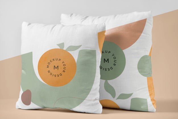 Free Cozy Cushion Fabric Mock-Up Psd