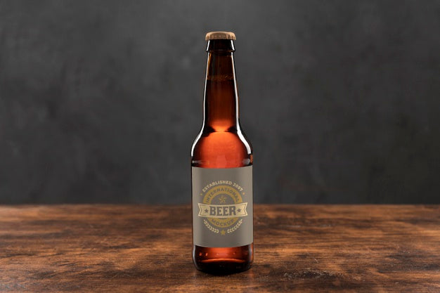 Free Craft Beer Concept Mock-Up Psd