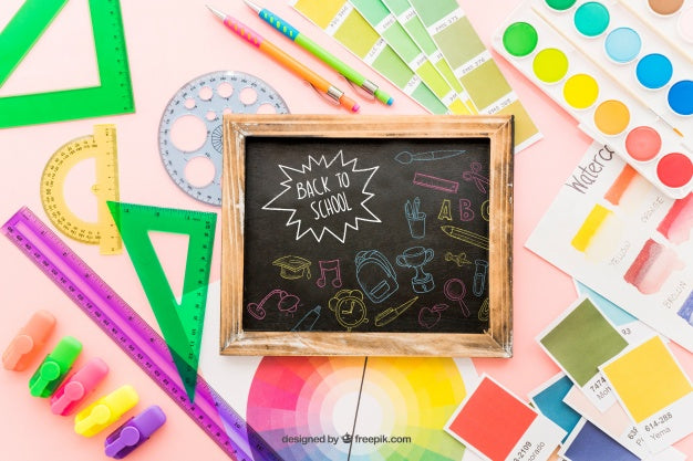 Free Creative Art Concept With Slate Psd