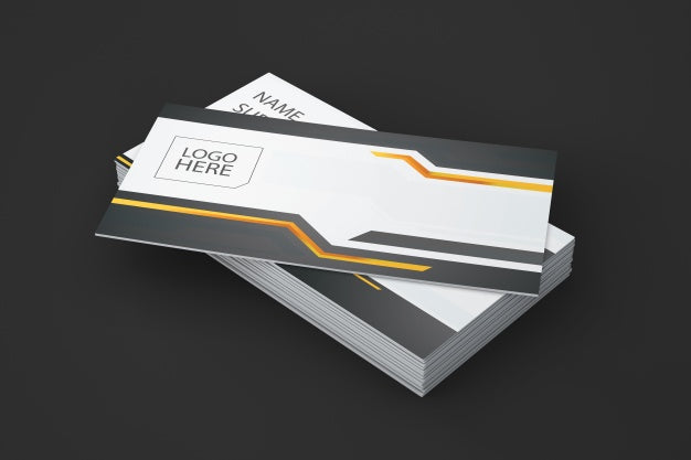 Free Creative Business Card Showcase Psd