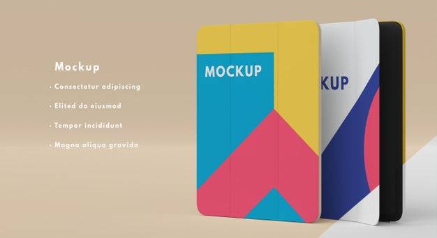 Free Creative Composition Of Tablet Case Mock-Up Psd