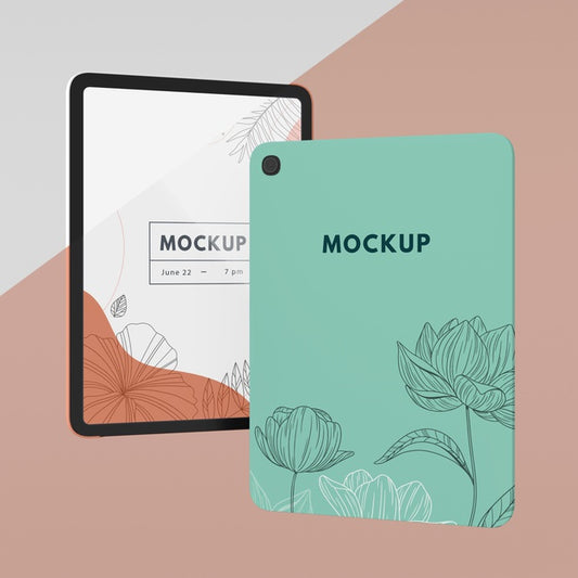 Free Creative Composition Of Tablet Case Mock-Up Psd