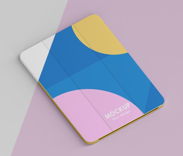 Free Creative Composition Of Tablet Case Mock-Up Psd