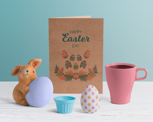 Free Creative Easter Mockup Composition Psd