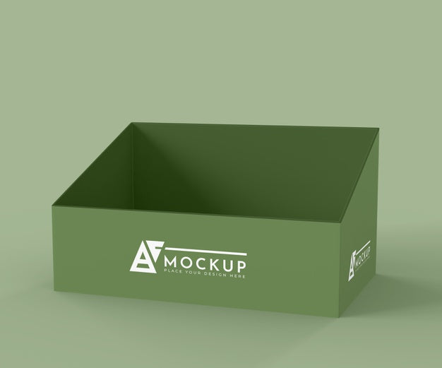 Free Creative Green Exhibitor Mock-Up Psd