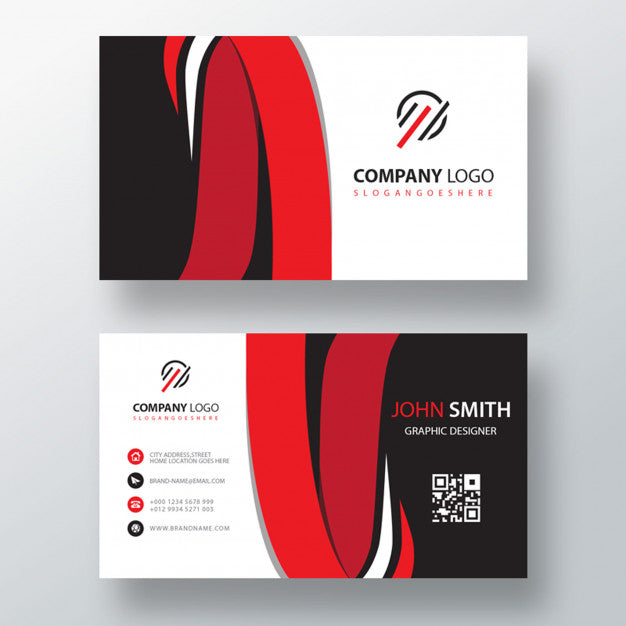 Free Creative Line Business Card Template Psd